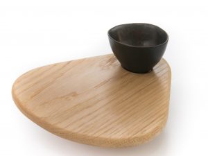 Handmade Oak Dipping board and Bowl