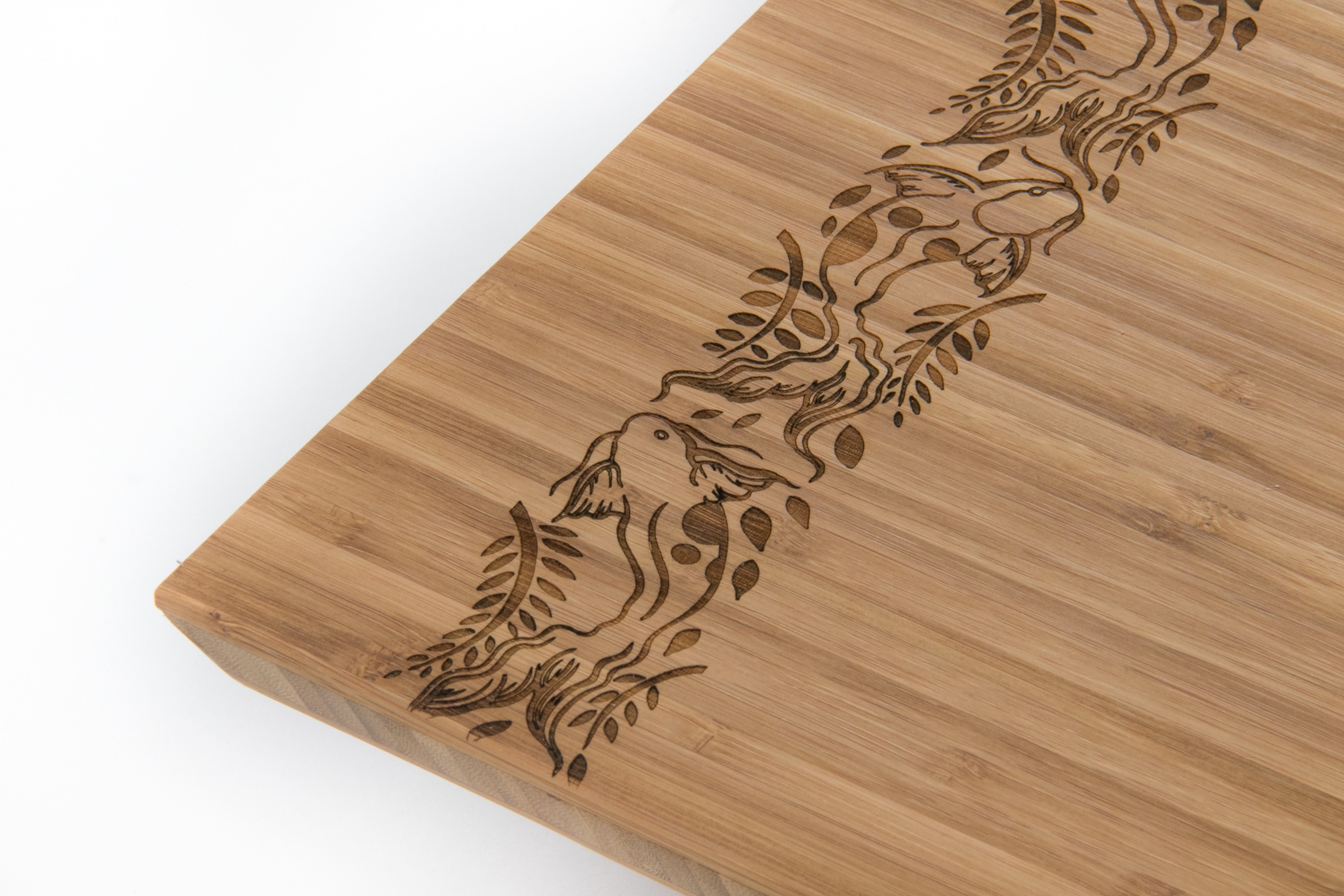 A13A5719 Oriental Bamboo Chopping Board angle