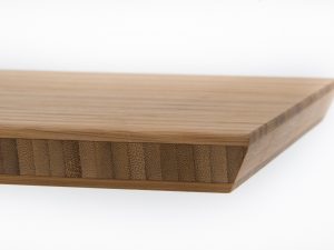 Oriental Bamboo Chopping Board sloping side