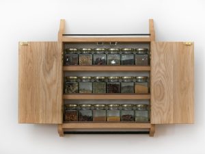 Oak Spice Cupboard Rack