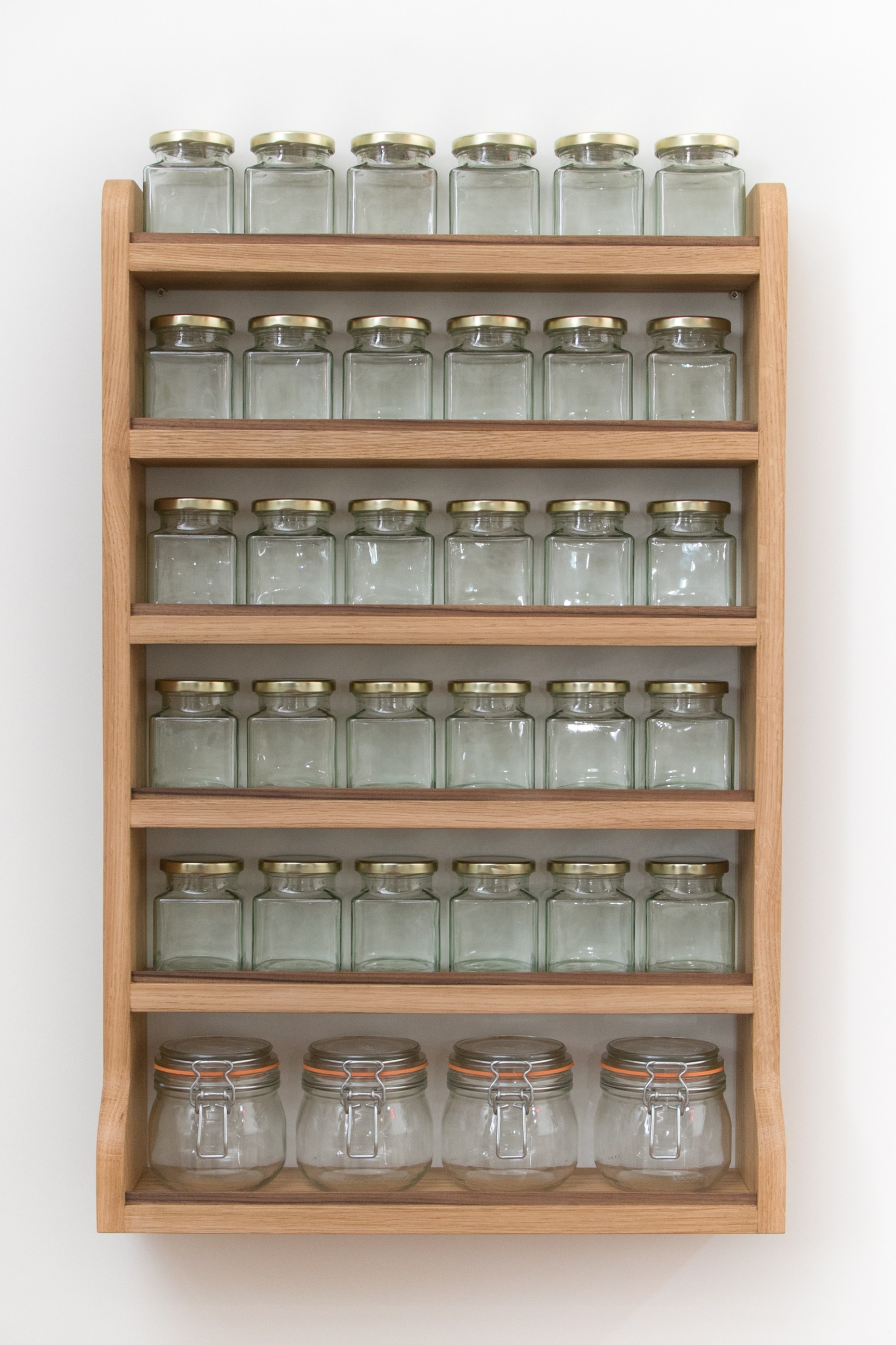 thumbnail image 2 of Melody Jane Dark Oak Spice Rack - 1:12 Scale Miniature Kitchen Accessory For Dollhouses 2 of 11